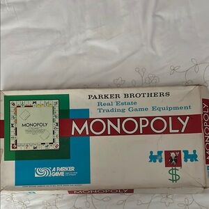 Monopoly Board Game Classic White and Red Edition